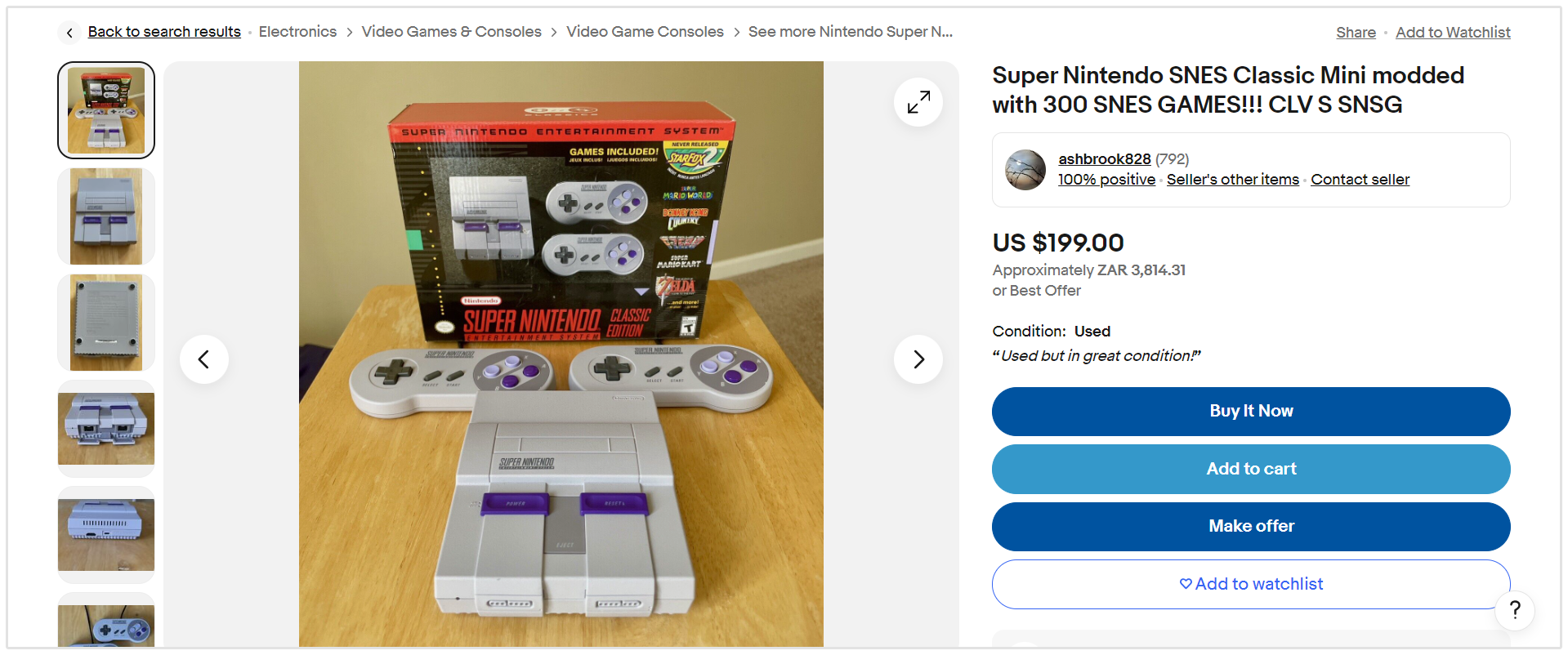 Produto Nintendo Ebay